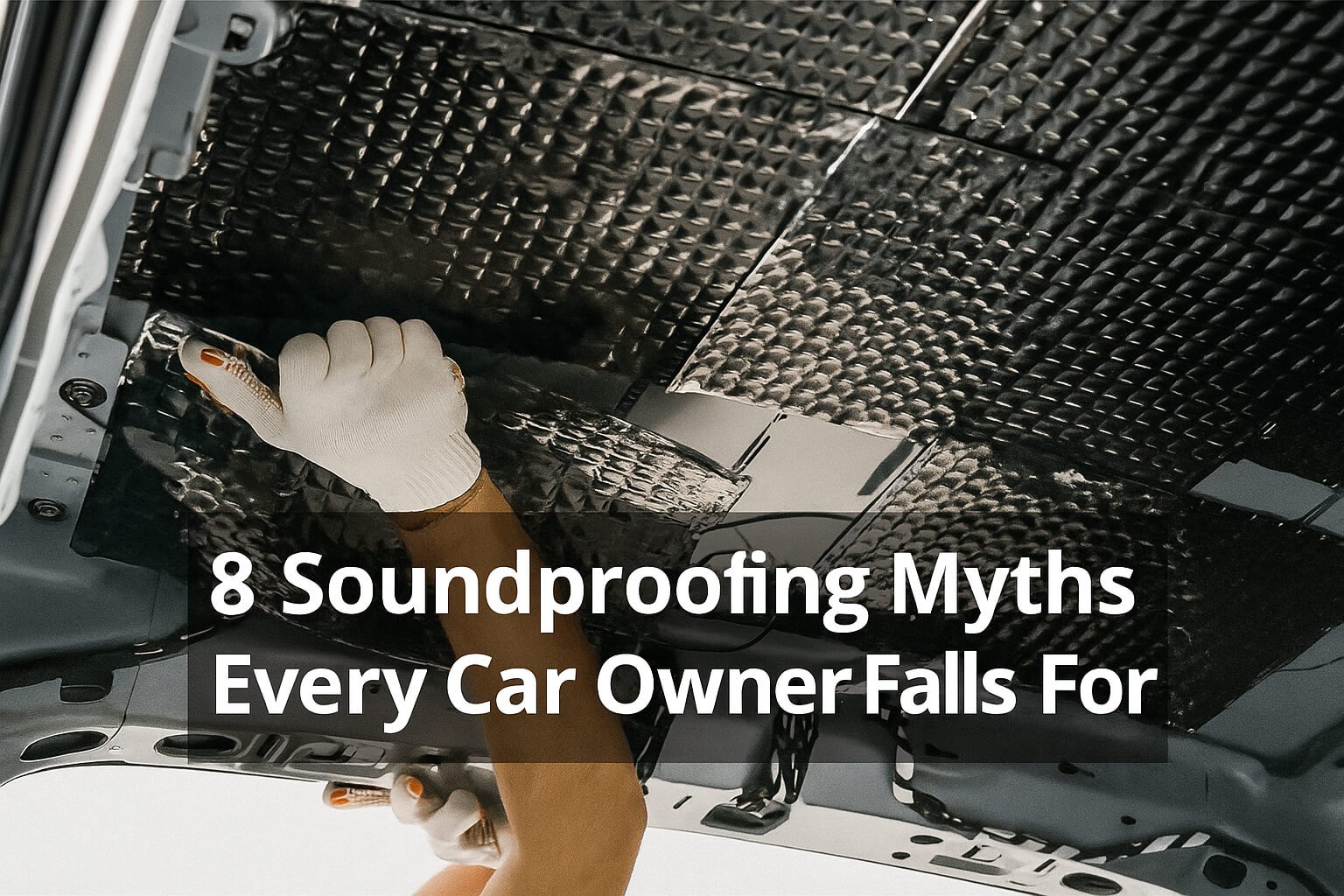 8 Soundproofing Myths Every Car Owner Falls For